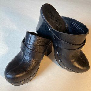 Korks by Kork-Ease Black Studded Clogs